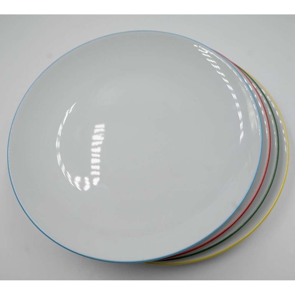 NEW Rare Villeroy & Boch Vivo Fresh Color Full Set Salad/Desert Plates 7.75-Inch
